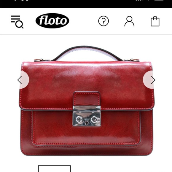 Gorgeous leather burgundy satchel tote. - Picture 9 of 9